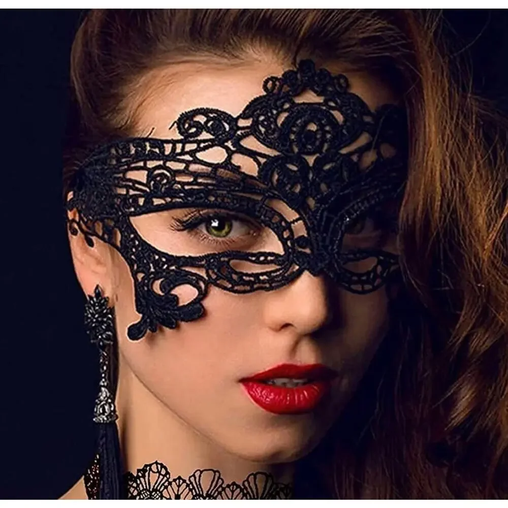 Masquerade black lace